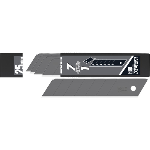 Ultra-Sharp Black Replacement Blades, Snap-Off Style Meunier Outillage Industriel