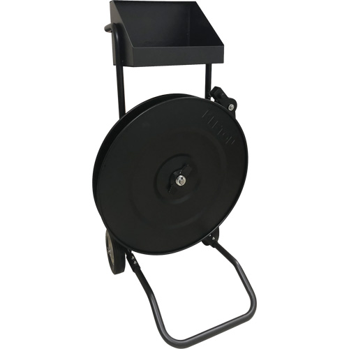 Strapping Dispenser, Polyester/Steel/Polypropylene Straps, 16"/8" Core Dia., 3"/8"/6" Roll Width Meunier Outillage Industriel