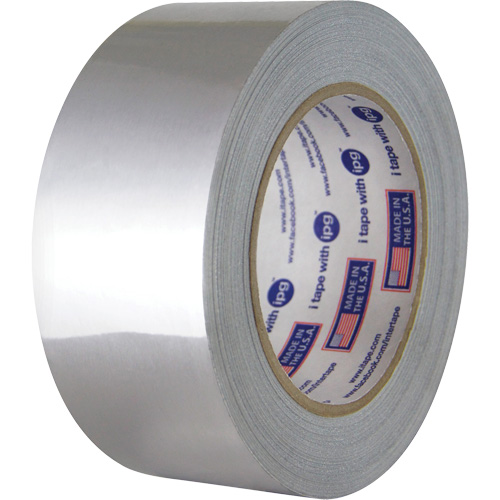 Ruban autocollant argent&eacute; en feuille d'aluminium, &eacute;paisseur 3 mils, 25,4 mm (1") x 54,86 m (180') Meunier Outillage Industriel