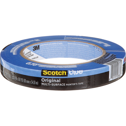 Ruban de peintre multi-surface ScotchBlue Original 2090, 18 mm (3/4") x 54,8 m (180'), Bleu Meunier Outillage Industriel