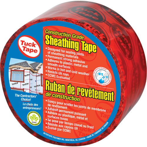 Ruban de rev&ecirc;tement pour entrepreneurs, 60 mm (2-3/8") x 0,0 m (0,0'), Rouge Meunier Outillage Industriel