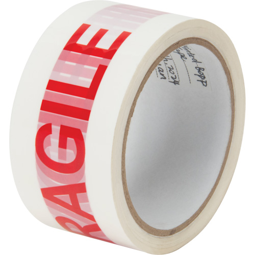 Ruban d'emballage Fragile, Adh&eacute;sif Thermofusible, 2 mils, 48 mm (2") x 100 m (328') Meunier Outillage Industriel