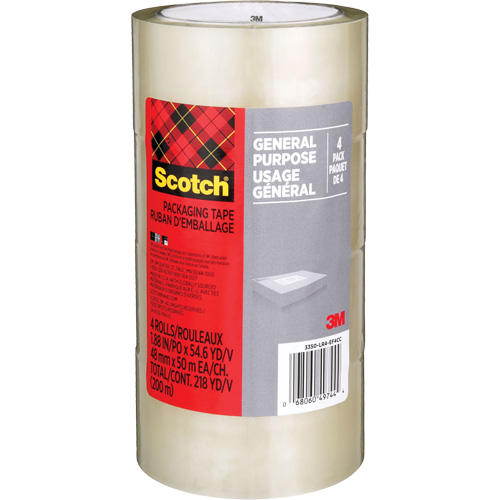 Ruban d'emballage pour l'exp&eacute;dition Scotch 175G, 48 mm (2") x 50 m (164') Meunier Outillage Industriel