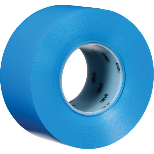 Durable Floor Marking Tape 971, 3" x 108', Vinyl, Blue Meunier Outillage Industriel