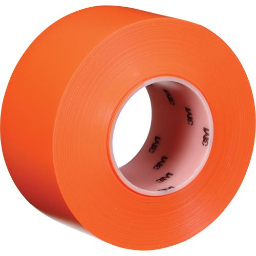 Durable Floor Marking Tape 971, 3" x 108', Vinyl, Orange Meunier Outillage Industriel