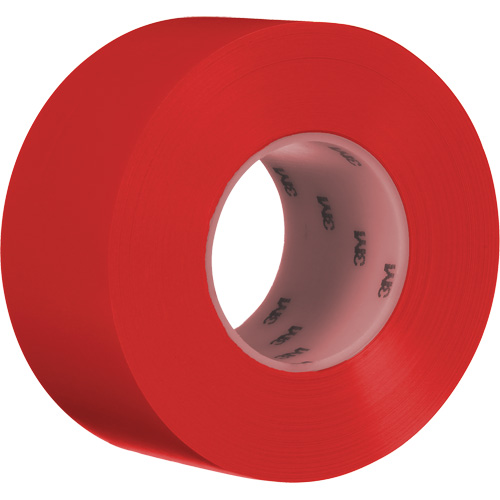 Durable Floor Marking Tape 971, 3" x 108', Vinyl, Red Meunier Outillage Industriel