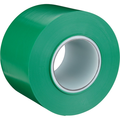 Durable Floor Marking Tape 971, 4" x 108', Vinyl, Green Meunier Outillage Industriel