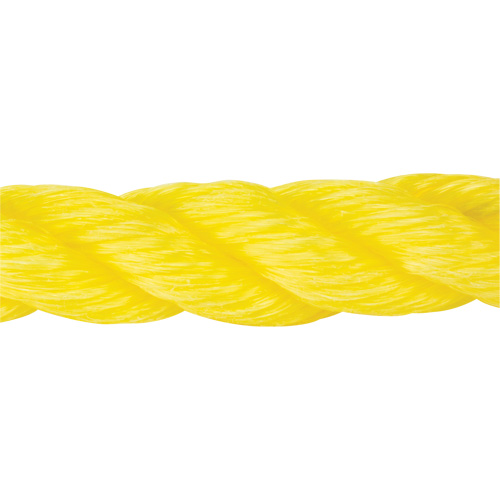 Braided Yellow Rope, Polypropylene, 300' Meunier Outillage Industriel