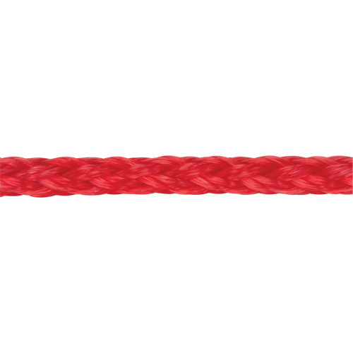 Corde rouge tress&eacute;e, Polypropyl&egrave;ne, 500' Meunier Outillage Industriel