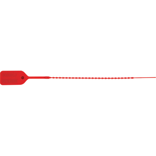 Standard-Duty Security Seal, 9", Plastic, Pull-Through Meunier Outillage Industriel