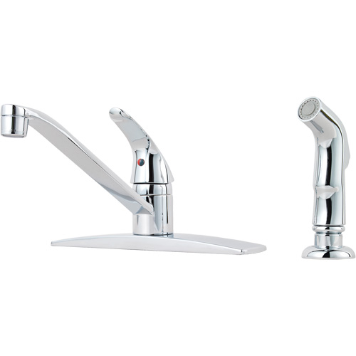 Robinet de cuisine avec pulv&eacute;risateur s&eacute;rie Pfirst Meunier Outillage Industriel