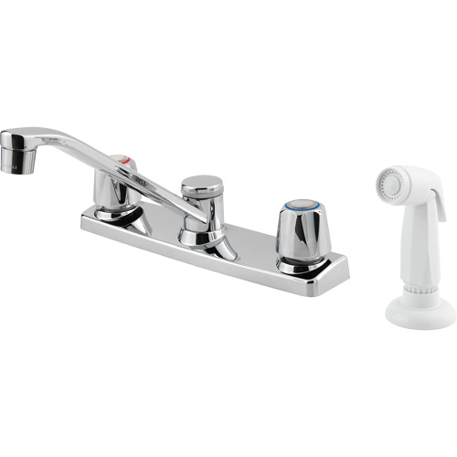Robinet de cuisine avec pulv&eacute;risateur s&eacute;rie Pfirst Meunier Outillage Industriel