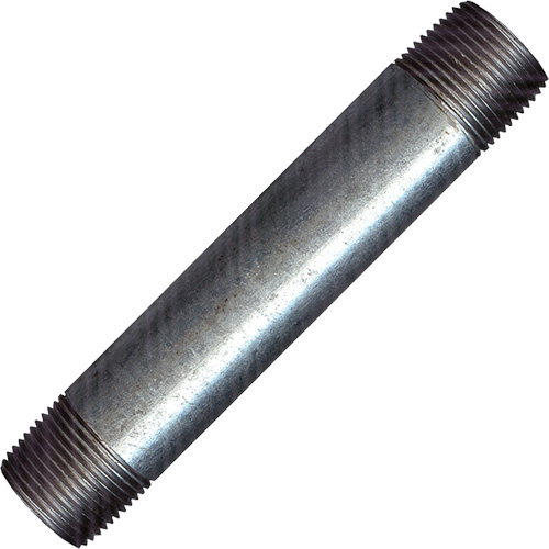 Raccord long, Galvanis&eacute;, 1/2", NPT x NPT Meunier Outillage Industriel