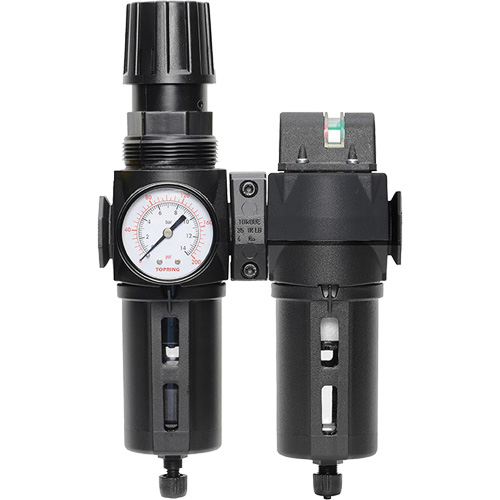 Filtre/r&eacute;gulateur + filtre coalescent drain manuel avec bol standard Modulair 300, 1/4" NPT, 150 psi, Capacit&eacute; de 5,1 oz liq. Meunier Outillage Industriel