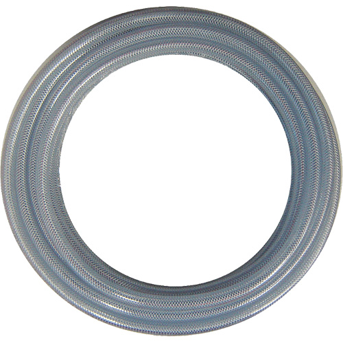 Braided Tube, 1.312" OD x 100' L, PVC, Clear Meunier Outillage Industriel