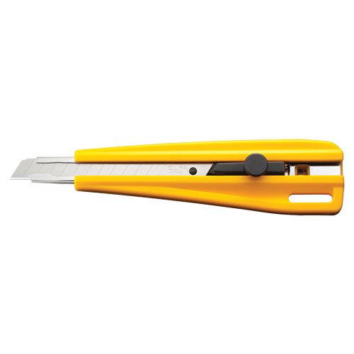 Precision Knife, 9 mm, Silver, Plastic Handle Meunier Outillage Industriel