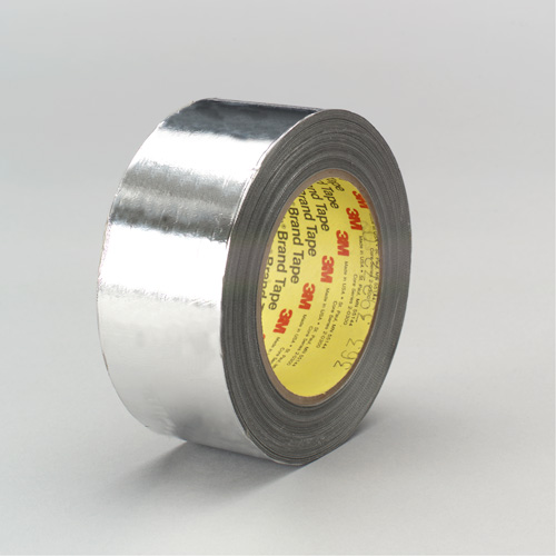 High-Temperature Aluminum Foil/Glass Cloth Tape, 12 mm (1/2") W x 33 m (108') L Meunier Outillage Industriel