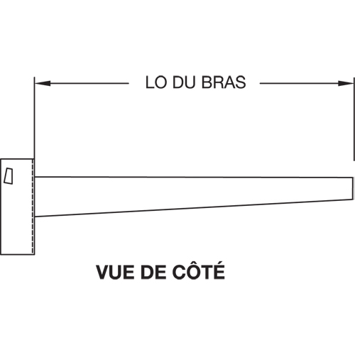 Cantilever Column, Double, 4" W x 10' H Meunier Outillage Industriel