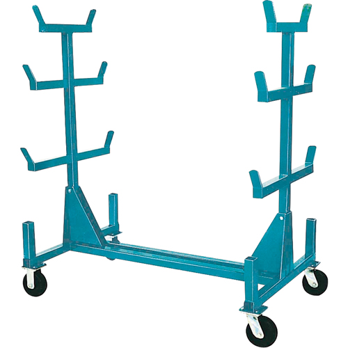 Supports mobiles pour tuyaux & barres, Acier, 34" la x 61" p x 58" h, Capacit&eacute; de 1000 lb Meunier Outillage Industriel