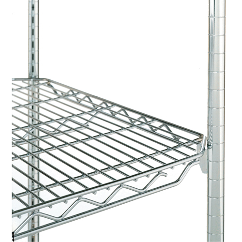 Qwikslot Adjustable Shelving Unit, 4 Tiers, 48" W x 54" H x 24" D Meunier Outillage Industriel