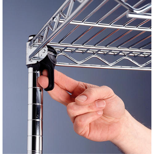 Super Adjustable Super Erecta Shelf&reg;, 4 Tiers, 36" W x 62-9/16" H x 18" D Meunier Outillage Industriel