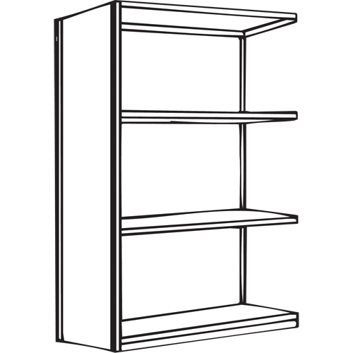 &eacute;l&eacute;ment de rayonnage Interlok, Acier, Sans boulons, Capacit&eacute; 800 lb, 36" la x 88" h x 24" p Meunier Outillage Industriel