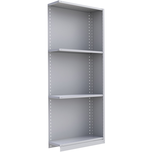 &eacute;l&eacute;ment de rayonnage Interlok, Acier, Sans boulons, Capacit&eacute; 800 lb, 36" la x 88" h x 24" p Meunier Outillage Industriel