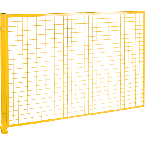 Mesh Style Perimeter Guard, 4' H x 8' W, Yellow Meunier Outillage Industriel