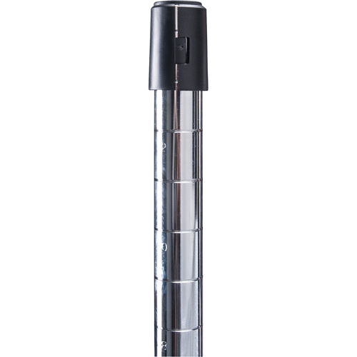 Push Cart, Chrome Plated, 36" x 60" x 14", 800 lbs. Capacity Meunier Outillage Industriel
