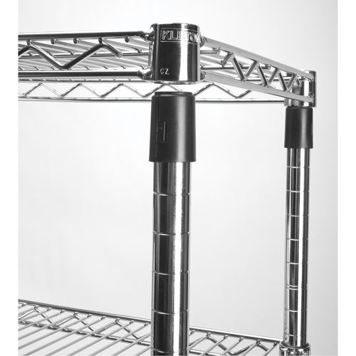 Push Cart, Chrome Plated, 36" x 60" x 14", 800 lbs. Capacity Meunier Outillage Industriel