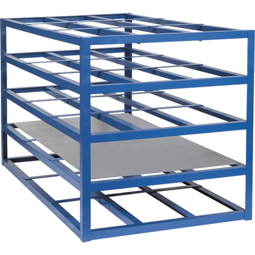 Horizontal Sheet Racks, 103" W x 55" D x 48" H, 2000 lbs. Capacity Meunier Outillage Industriel