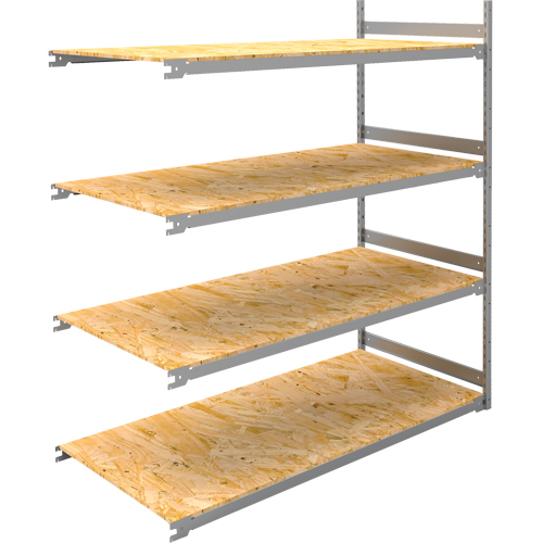 &eacute;tag&egrave;re-classeur de grande largeur, Acier, 4 Tablettes, 72" la x 32" p x 84" h, Ensemble Ajout Meunier Outillage Industriel
