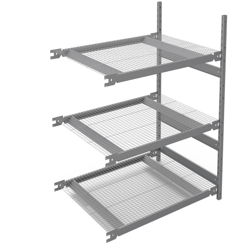 Wide Span Storage Shelving, Steel, Boltless, 1340 lbs. Capacity, 42" W x 60" H x 32" D Meunier Outillage Industriel