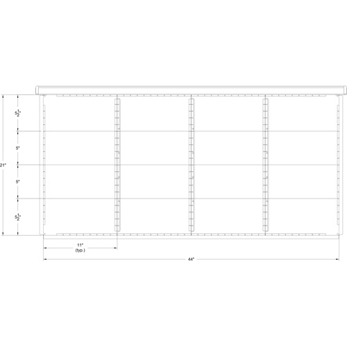 Cabinet d'entreposage &agrave; tiroirs int&eacute;gr&eacute; Interlok Meunier Outillage Industriel