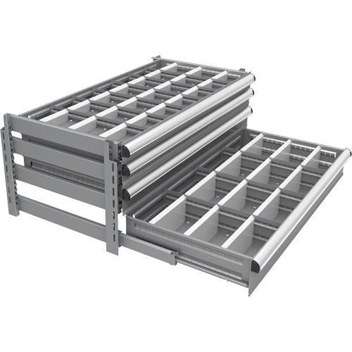 Cabinet d'entreposage &agrave; tiroirs int&eacute;gr&eacute; Interlok Meunier Outillage Industriel