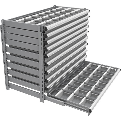 Cabinet d'entreposage &agrave; tiroirs int&eacute;gr&eacute; Interlok Meunier Outillage Industriel