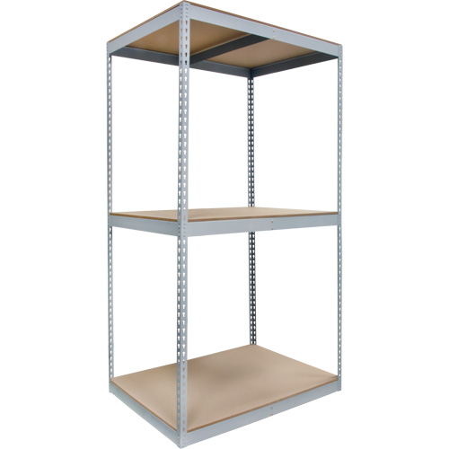 Heavy-Duty Shelving, Steel, Boltless, 750 lbs. Capacity, 72" W x 84" H x 24" D Meunier Outillage Industriel