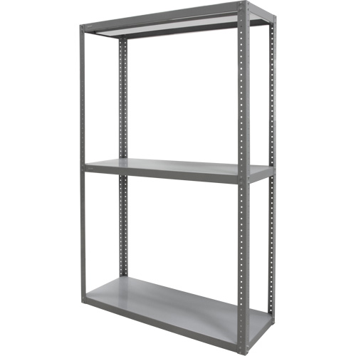 &eacute;tag&egrave;re robuste, Acier, Boulonn&eacute;, Capacit&eacute; 3000 lb, 36" la x 72" h x 24" p Meunier Outillage Industriel