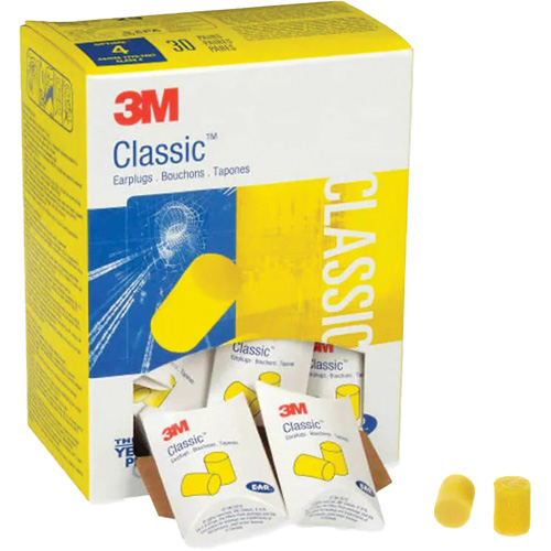 E-A-R Classic Earplugs, Pair - Pillow Pack Meunier Outillage Industriel