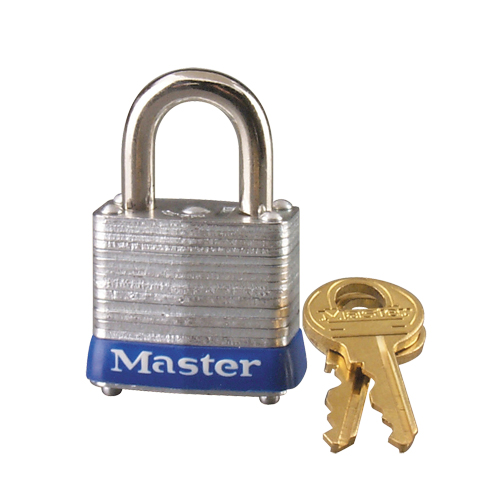 Pin Tumbler Padlock, Keyed Alike, Laminated Steel, 1-9/16" Width Meunier Outillage Industriel
