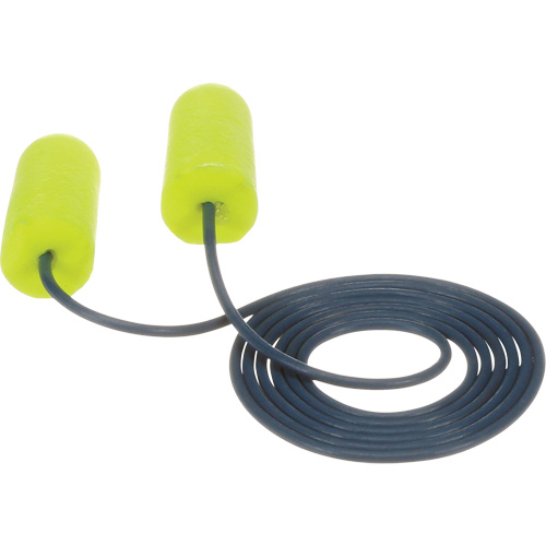 Bouchons d'oreilles d&eacute;tectables E-A-Rsoft, Avec cordon, R&eacute;gulier, Vrac - Sac en poly, NRR dB 32 Meunier Outillage Industriel