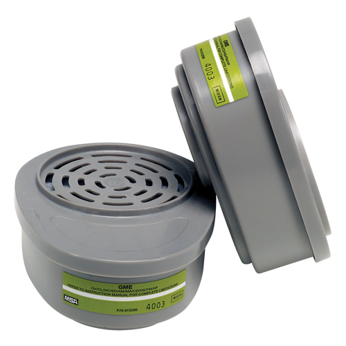 Cartouches pour respirateurs Advantage, Cartouche gaz/vapeur, Gaz multiples/Vapeur organique Meunier Outillage Industriel