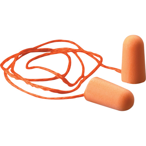 E-A-R Foam Earplugs, Pair - Polybag, Corded Meunier Outillage Industriel