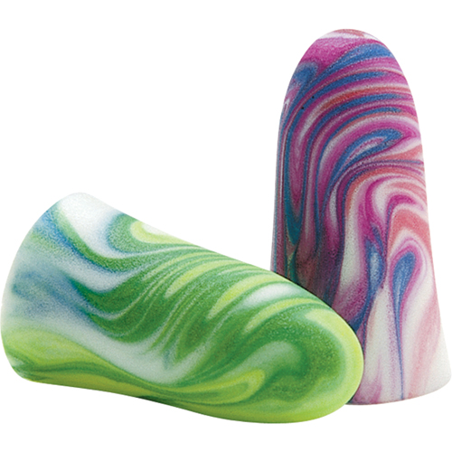 SparkPlugs&reg; Multi-Coloured Foam Earplugs, Bulk - Box Meunier Outillage Industriel