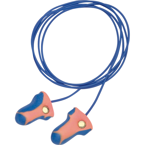 Howard Leight Laser-Trak Single-Use Detectable Earplugs, Pair - Polybag, Corded Meunier Outillage Industriel