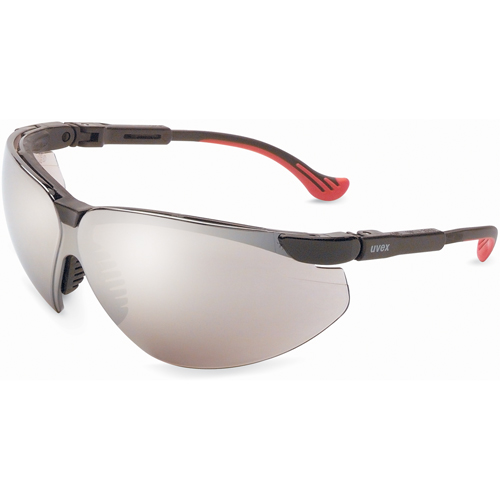 Lunettes de s&eacute;curit&eacute; Uvex Genesis XC, Lentille Miroir, Anti-&eacute;gratignures, R&eacute;pond ou surpasse la norme CSA Z94.3 Meunier Outillage Industriel