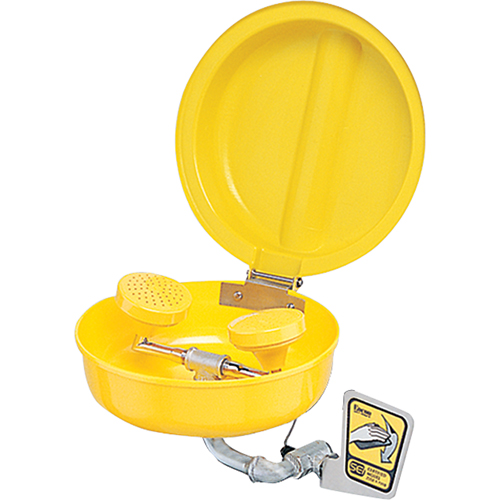 Eye/Face wash With Cover, Wall-Mount Installation, Plastic Bowl Meunier Outillage Industriel