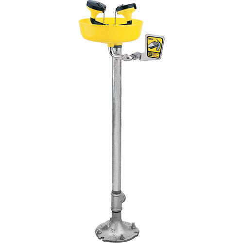 Poste de douche oculaire, Installation Socle, Bol Plastique Meunier Outillage Industriel