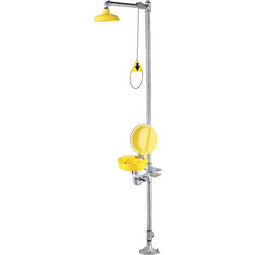 Combinaison de douche oculaire/faciale a/couvercle Meunier Outillage Industriel