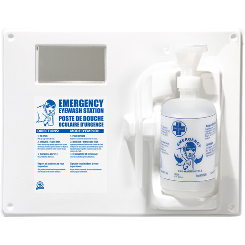 Poste de douche oculaire - Poste simple a/bouteille vide Meunier Outillage Industriel